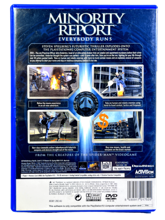 MNORITY REPORT (PS2)