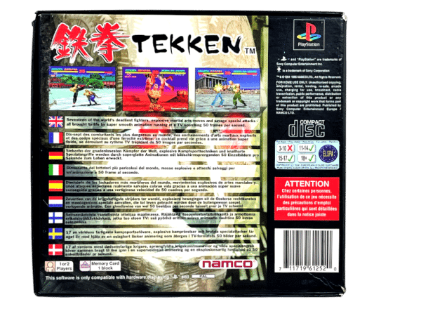 TEKKEN (PS1) *CARDBOARD BOX EDITION*