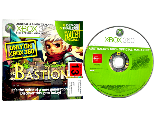 XBox 360 Disc + Box: Bastion