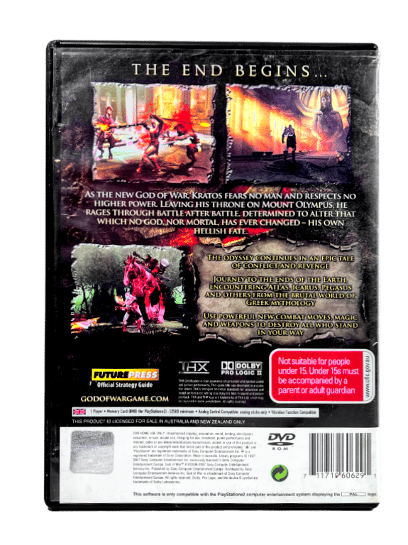 God of War 2 (God of War II) (PS2 BLACK EDITION)