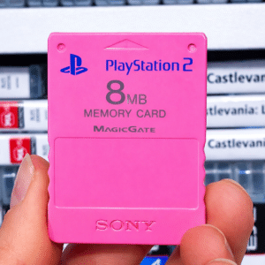 PINK PS2 Memory Card