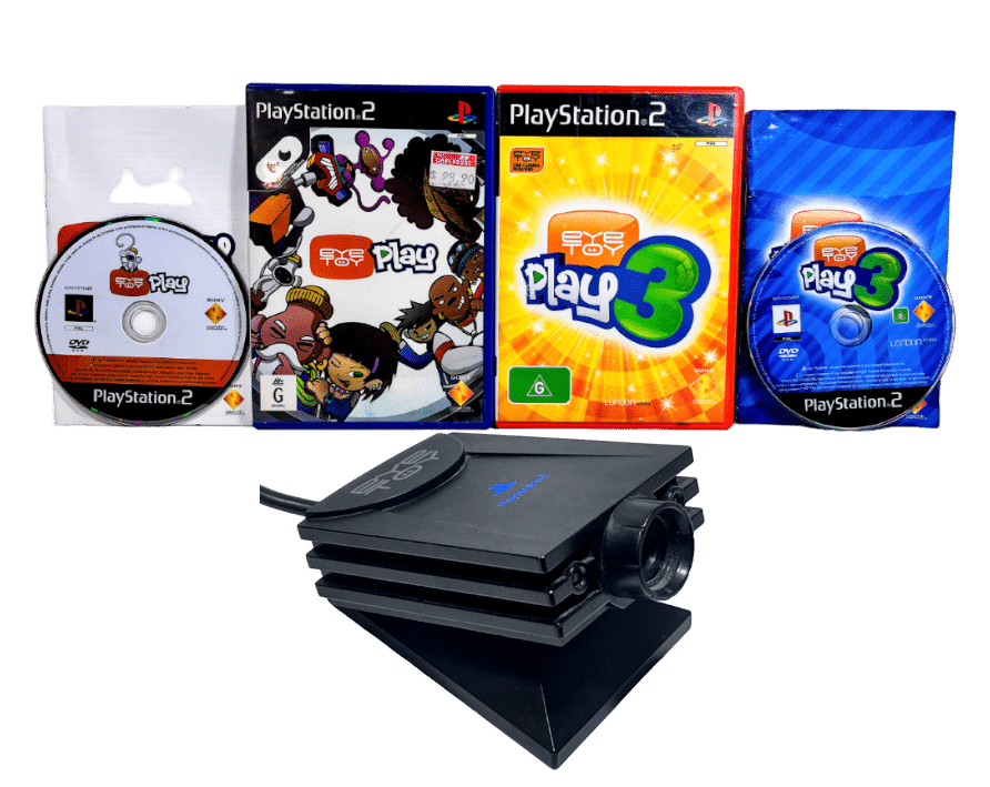 EyeToy Camera + Eye Toy Games PS2 (COMPLETE BUNDLE)