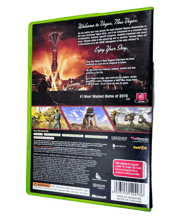 Fallout New Vegas (Fall Out New Vegas) XBox 360