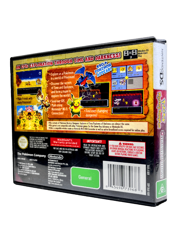 Pokemon Mystery Dungeon Explorers of Darkness Nintendo DS game