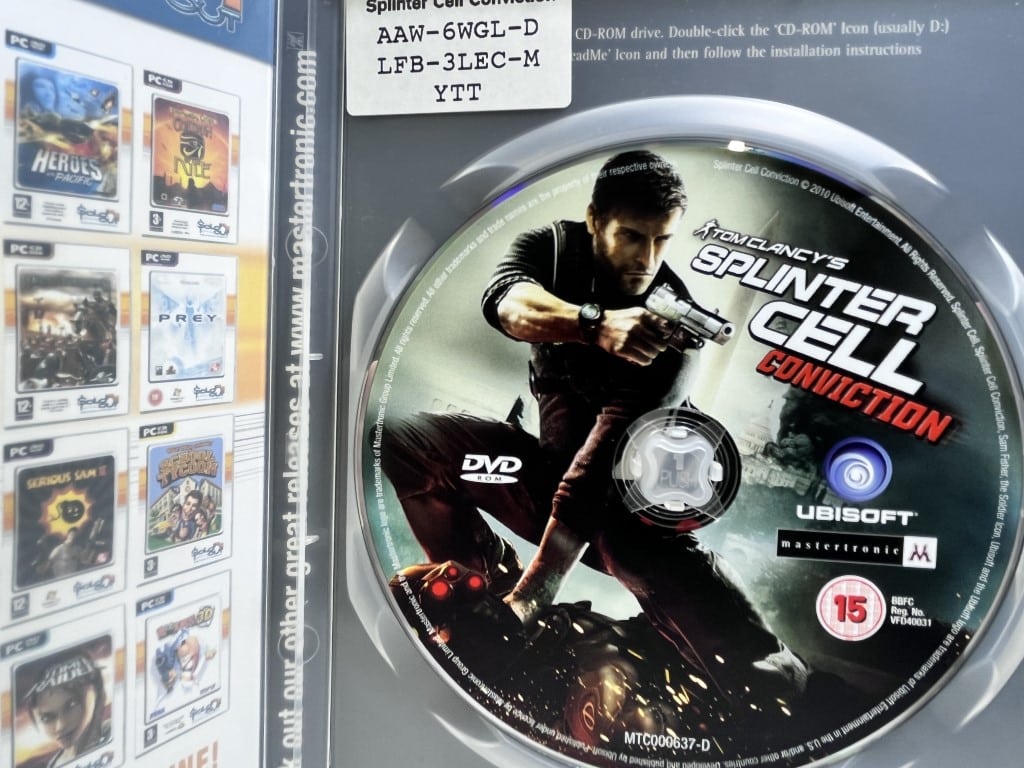 Tom Clancy's Splinter Cell Conviction (PC) *MINT COMPLETE* - Image 3