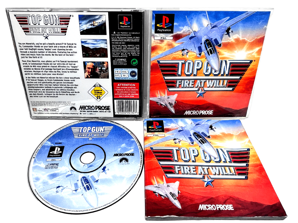 TOP GUN Fire At Will! (PS1)