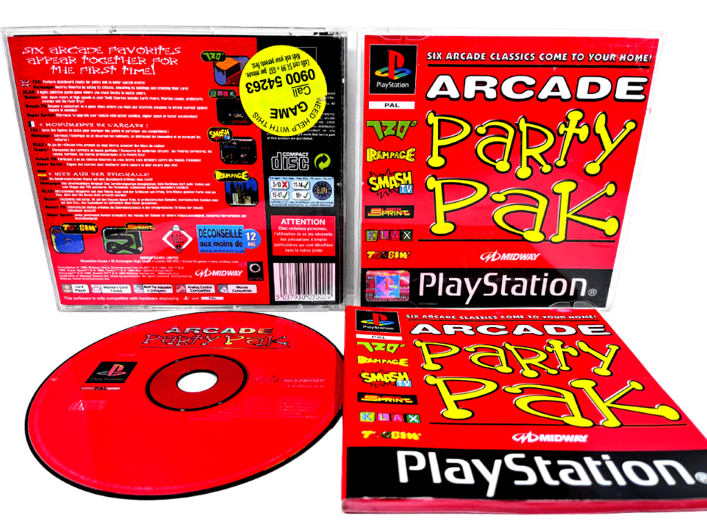 ARCADE PARTY PAK / ARCADE PARTY PACK for SONY PlayStation 1 / PS1
