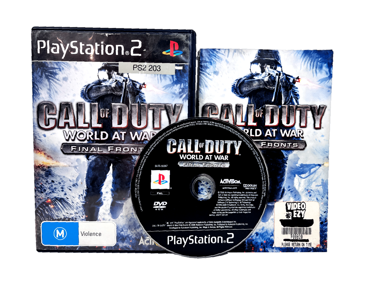 Call Of Duty World At War: Final Fronts (PS2) *COMPLETE*