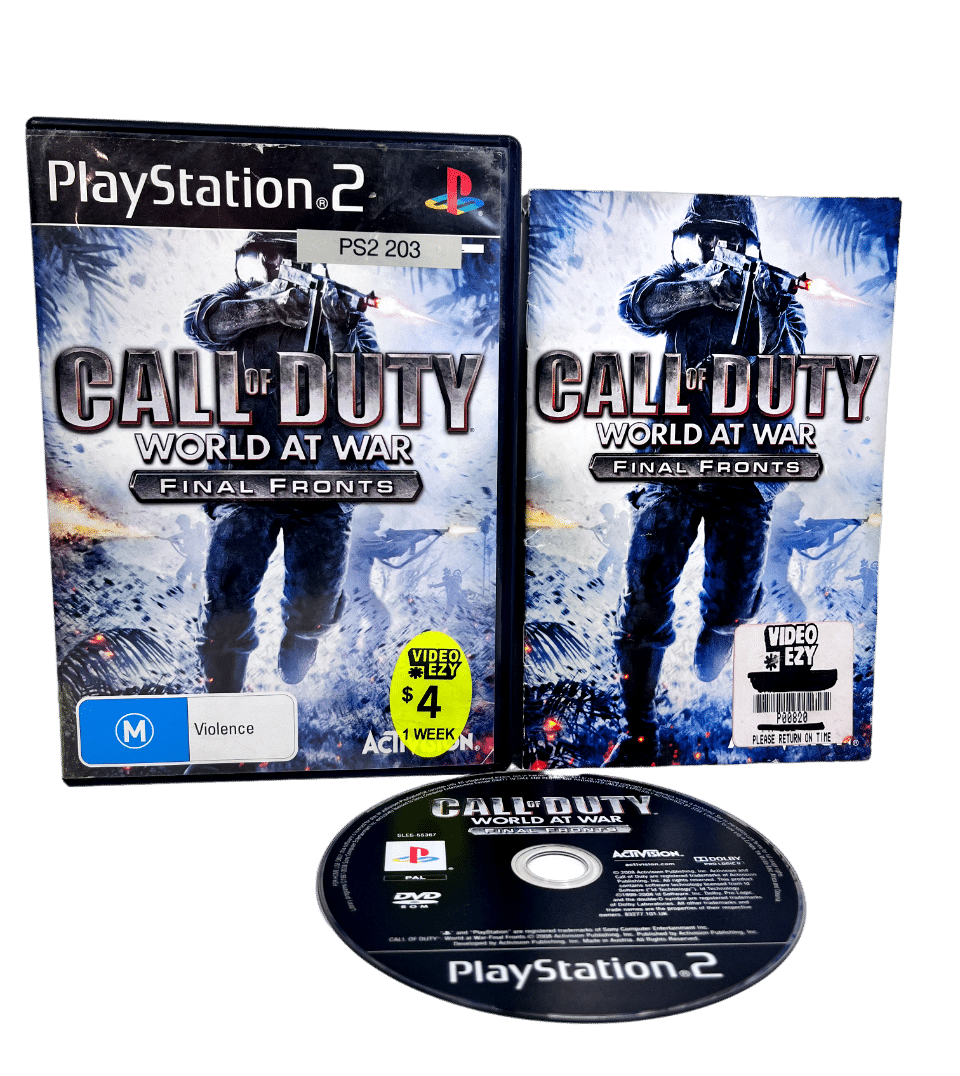 Call Of Duty World At War: Final Fronts (PS2) *COMPLETE* - Image 2