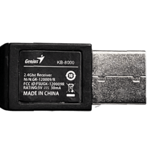 Genius Wireless Keyboard USB ADAPTER (K-8000)