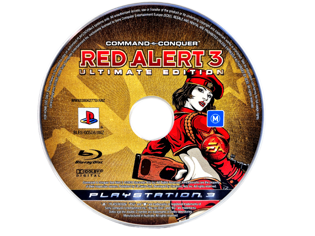 Command & Conquer 3 Red Alert PS3 game
