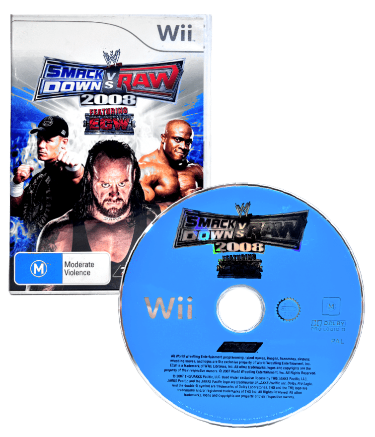 WWE Smackdown vs. Raw 2008 for Nintendo Wii