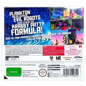 SpongeBob SquarePants: Plankton's Robotic Revenge (3DS)