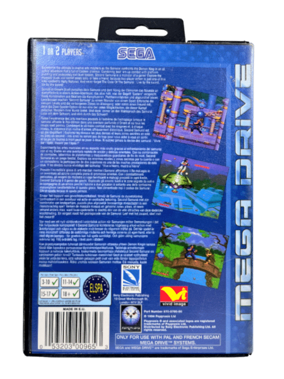 SECOND SAMURAI (Sega Mega Drive)