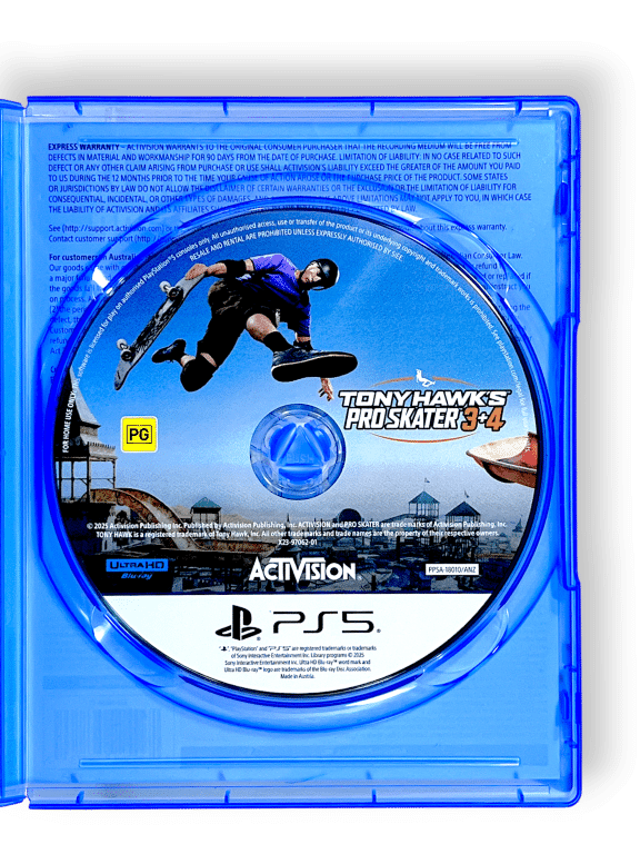 TONY HAWK'S PRO SKATER 3 + 4 (PS5) *MINT COMPLETE* - Image 2
