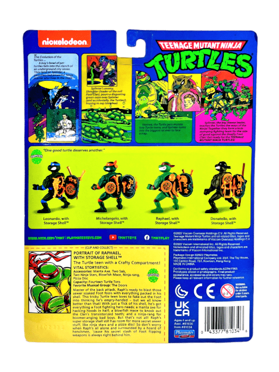Teenage Mutant Ninja Turtles: MICHELANGELO with Storage Shell (NEW ...
