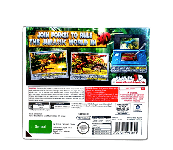 Combat of Giants: DINOSAURS 3D (3DS)