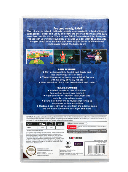 Spongebob Squarepants: Battle for Bikini Bottom – Rehydrated