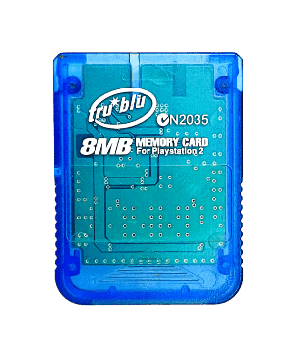 Tru Blu PlayStation 2 Memory Card (PS2) Translucent Blue - Image 2
