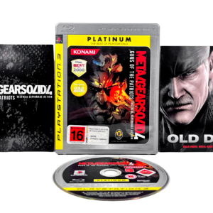 Metal Gear Solid 4 Guns of the Patriots (Gold Award) PS3 *COMPLETE COLLECTOR'S*