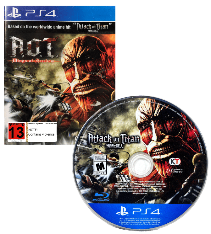 Attack on Titan: Wings of Freedom Wings of Freedom) PS4