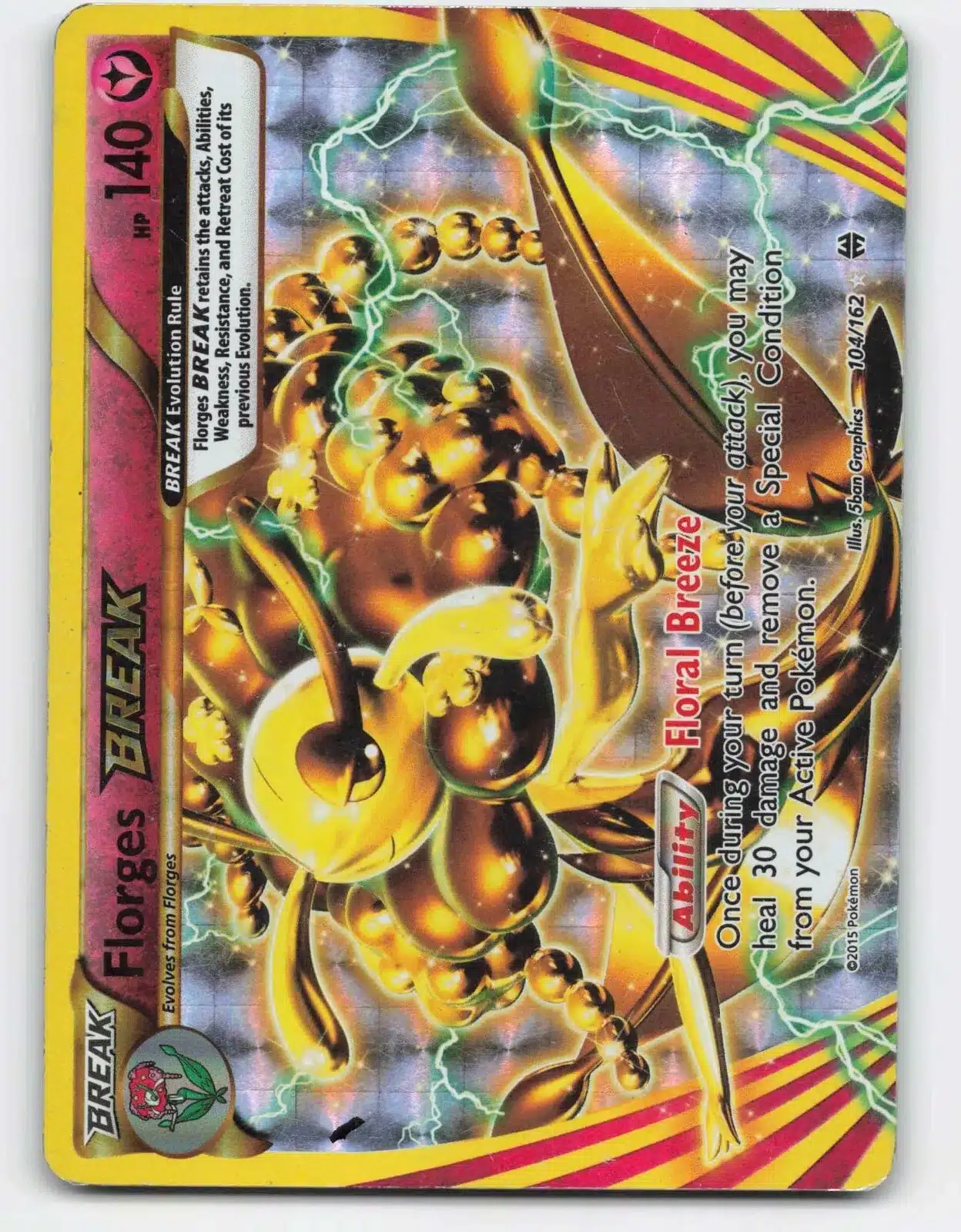 Pokemon TCG - Florges BREAK 104 BREAKthrough