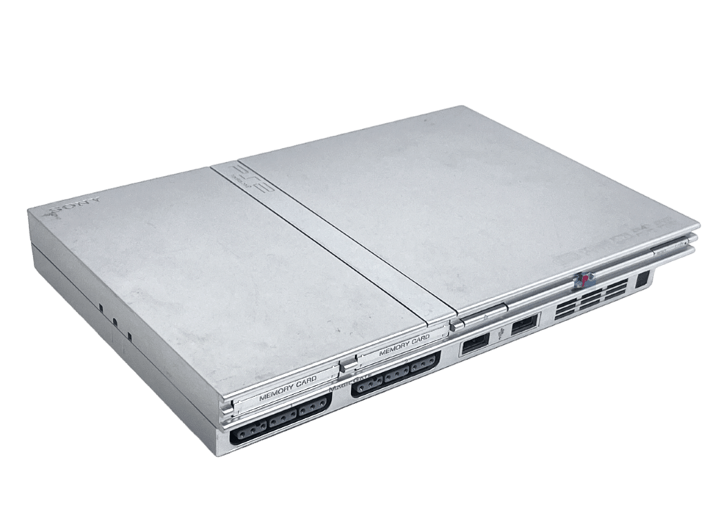 PS2 Slim SILVER PlayStation 2 Console *NTSC REGION - PLAYS USA/CANADA GAMES*