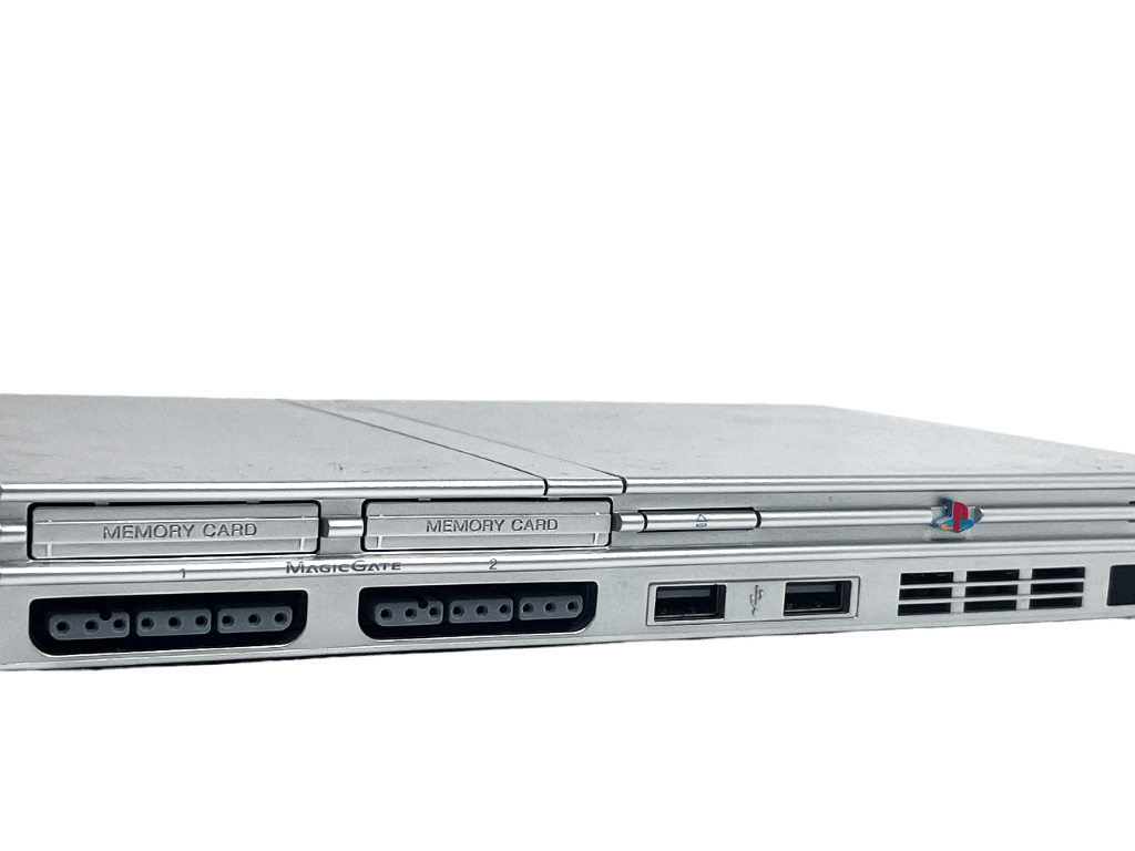 PS2 Slim SILVER PlayStation 2 Console *NTSC REGION - PLAYS USA/CANADA GAMES*