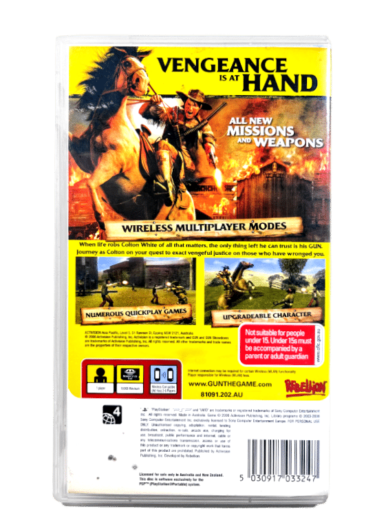 GUN Showdown (PSP - RARE)