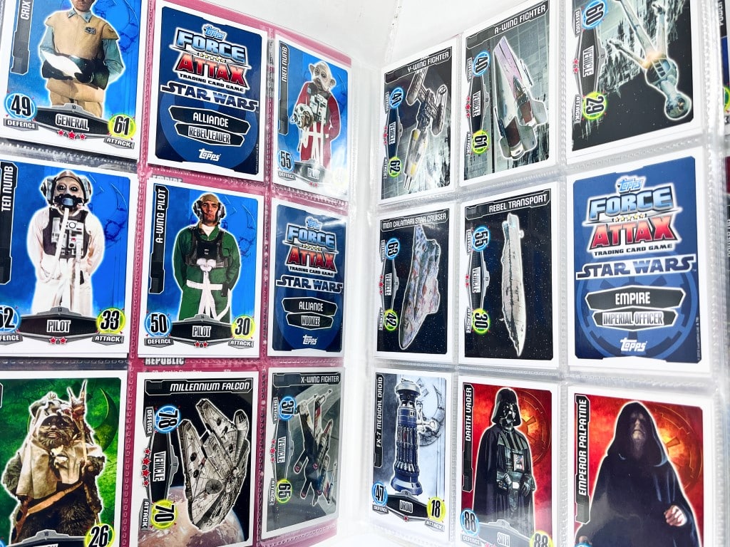 STAR WARS Force Attax Collector's Album + Cards *HUGE BULK LOT* - Image 3