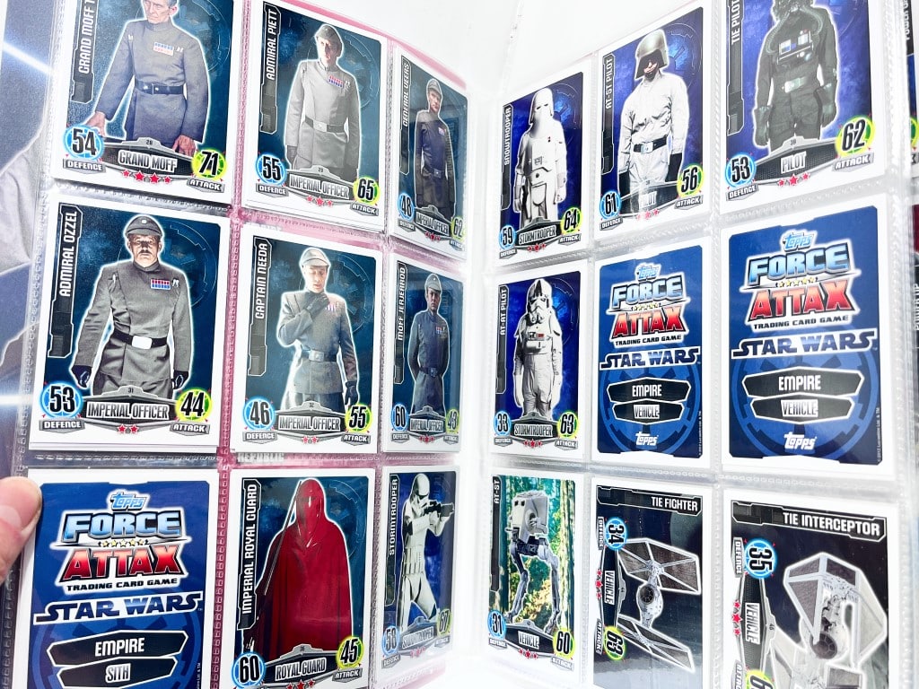 STAR WARS Force Attax Collector's Album + Cards *HUGE BULK LOT* - Image 4