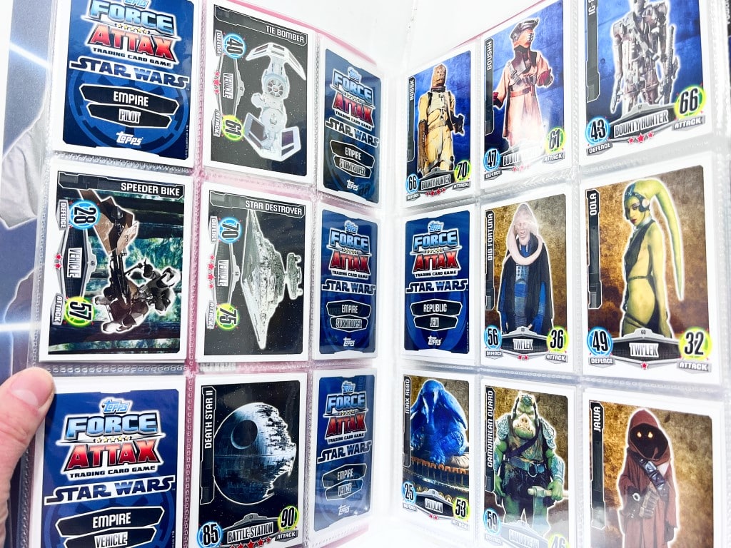 STAR WARS Force Attax Collector's Album + Cards *HUGE BULK LOT* - Image 5