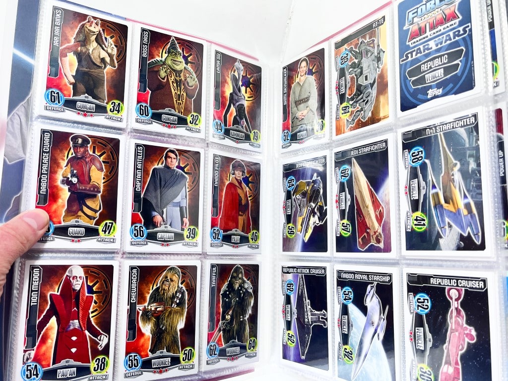 STAR WARS Force Attax Collector's Album + Cards *HUGE BULK LOT* - Image 8