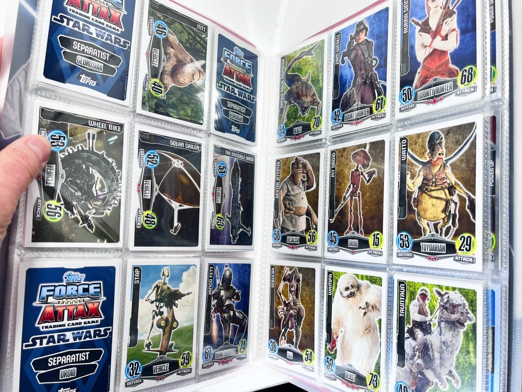 STAR WARS Force Attax Collector's Album + Cards *HUGE BULK LOT* - Image 10