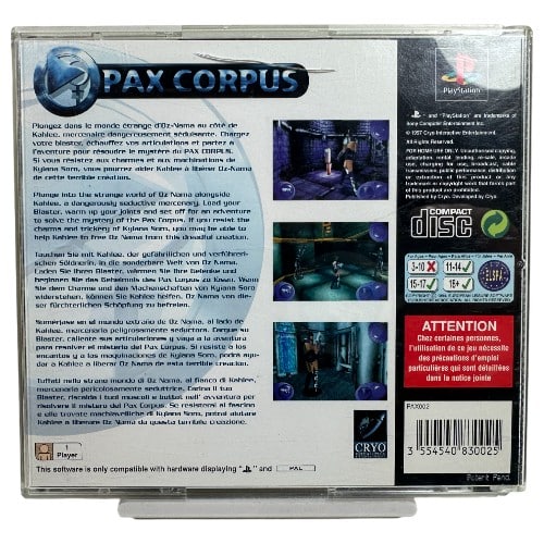 Pax Corpus (PS1) *MINT COMPLETE* - Image 2