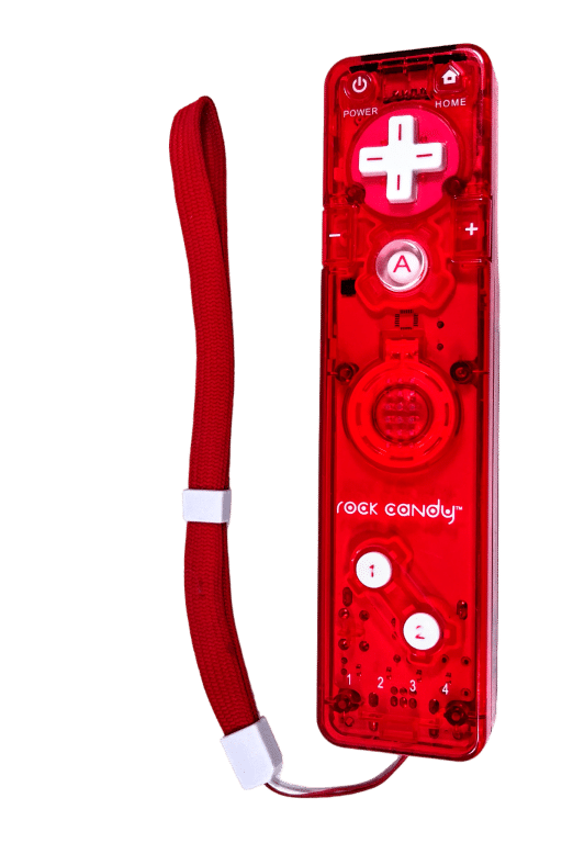 Genuine Rock Candy Translucent Red Nintendo Wii Remote