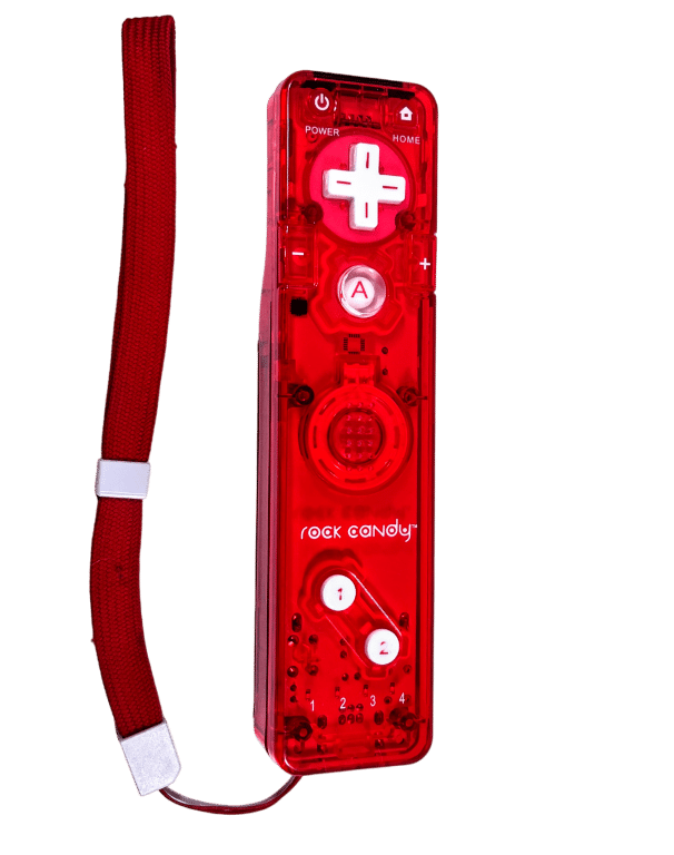 Genuine Rock Candy Translucent Red Nintendo Wii Remote