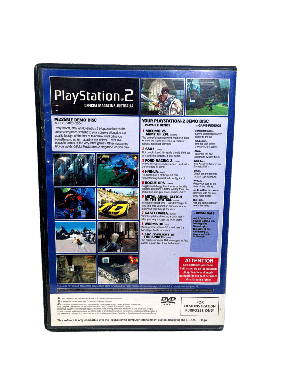 PlayStation 2 NINE DEMO COMPILATION (PS2) 2004 - Image 2