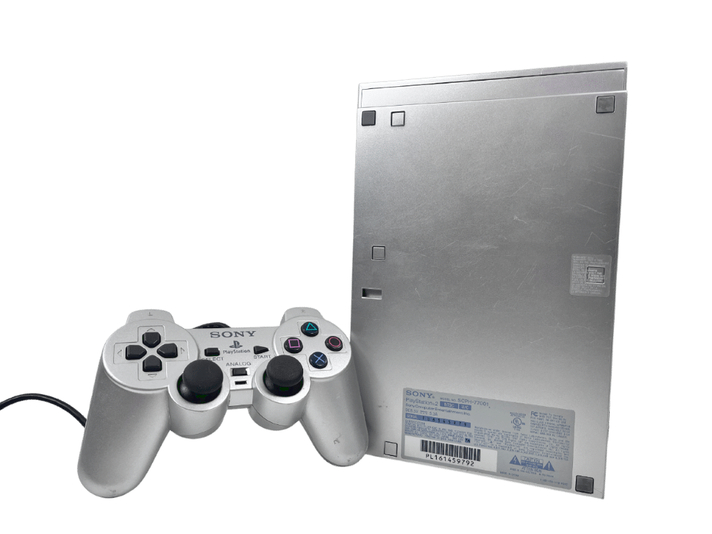 PS2 Slim SILVER PlayStation 2 Console *NTSC