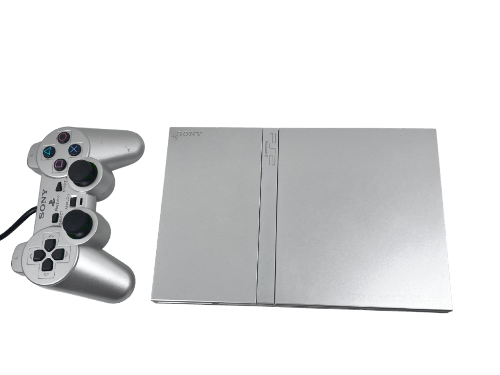 PS2 Slim SILVER PlayStation 2 Console *NTSC