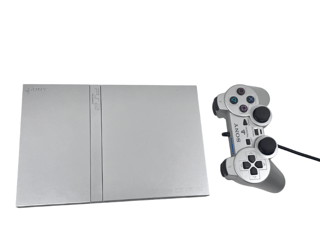 PS2 Slim SILVER PlayStation 2 Console *NTSC