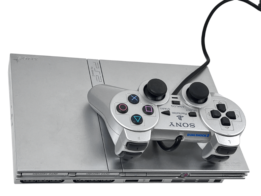 PS2 Slim SILVER PlayStation 2 Console *NTSC