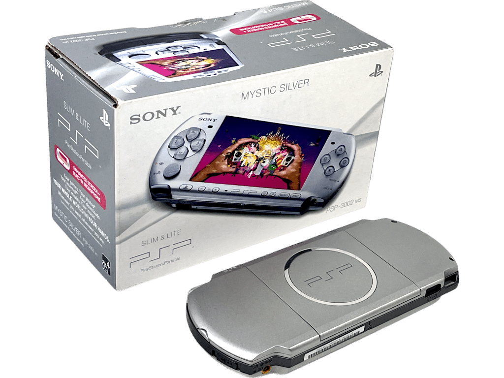PSP Slim 3002 SILVER (BOXED)