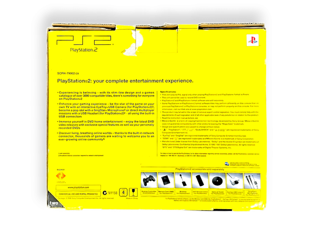 PS2 Slim Console + Genuine Sony Controller *BOXED* - Image 5