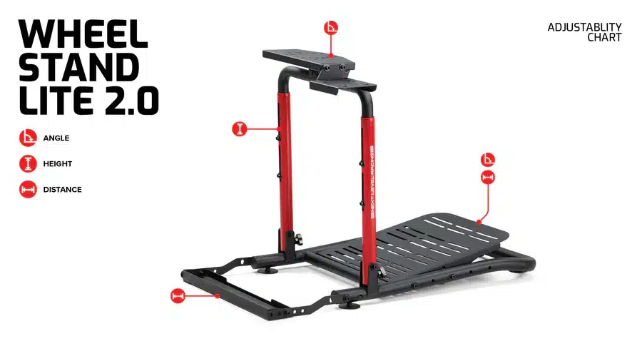 NEXT LEVEL RACING WHEEL STAND - LITE 2.0 - Image 2