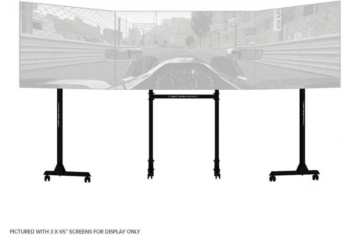 NEXT LEVEL RACING FREE STANDING TRIPLE MONITOR STAND - Image 2