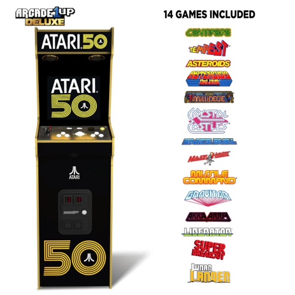 RETRO Arcade1Up - ATARI 50th Anniversary Deluxe Arcade Machine *IN STOCK NZ* - Image 4