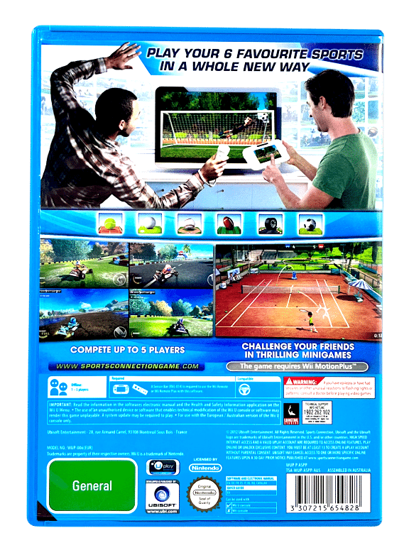 ESPN Sports Connection (Wii U) *MINT COMPLETE* Appleby Games
