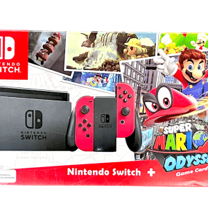 Nintendo Switch Console RED MARIO ODYSSEY *COMPLETE BOX SET*