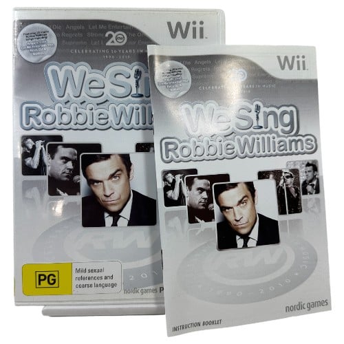 We Sing Robbie Williams (Wii) *MINT COMPLETE*